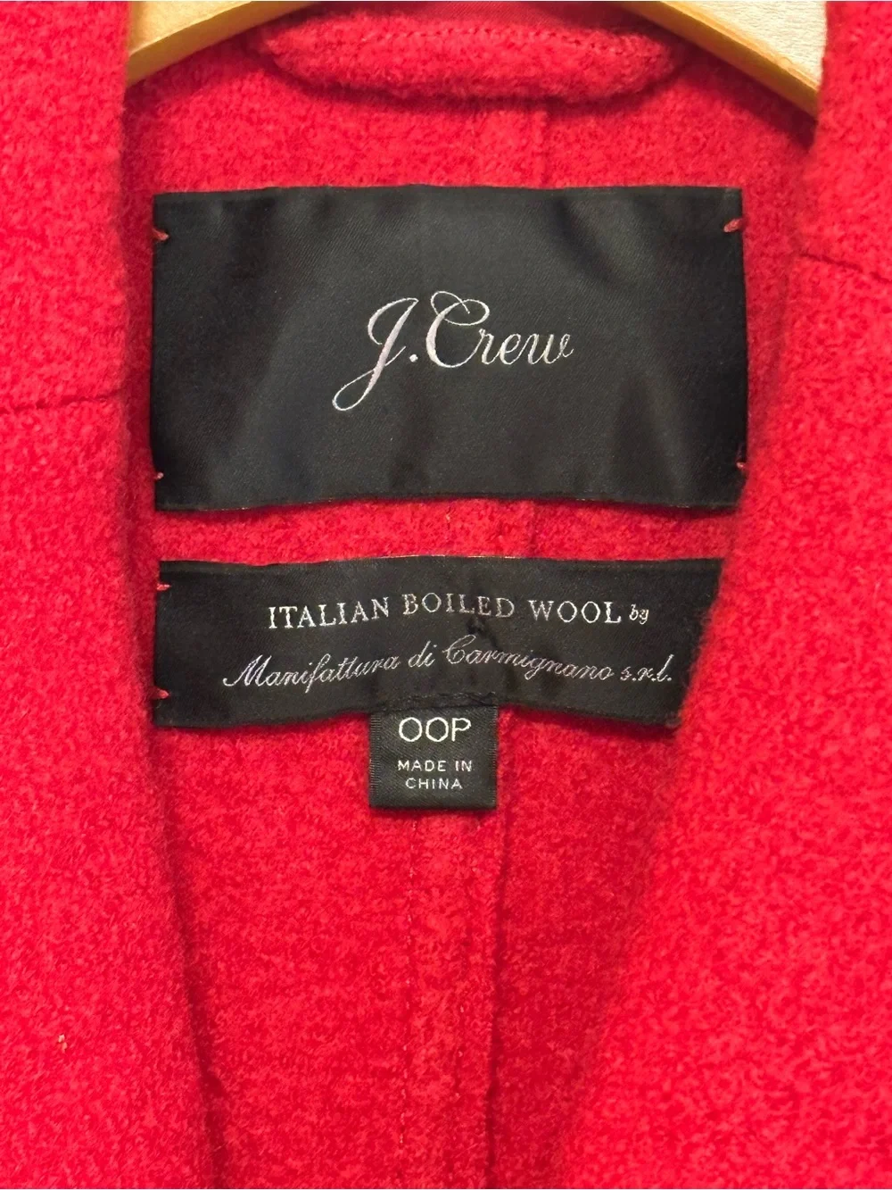 J Crew Daphne Top Coat 100% Italian Wool Size 00P